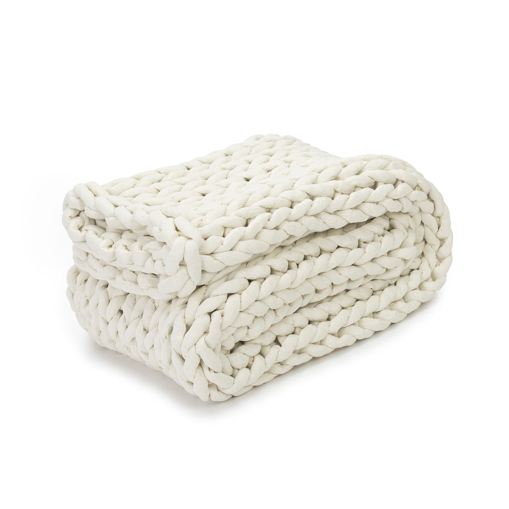 Knit Weighted Blanket From Nuzzie