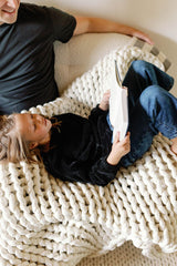 Knit Weighted Blanket From Nuzzie