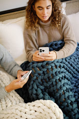 Knit Weighted Blanket From Nuzzie