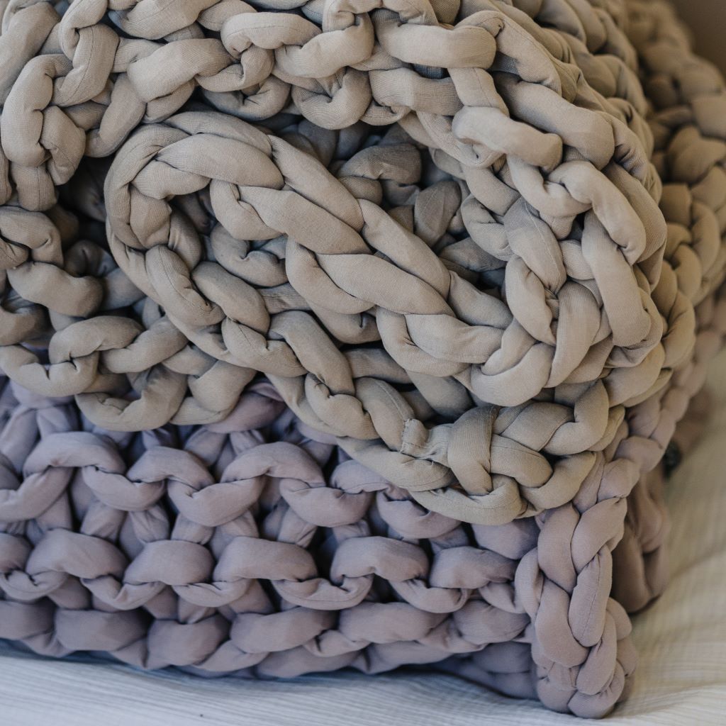 Knit Weighted Blanket From Nuzzie