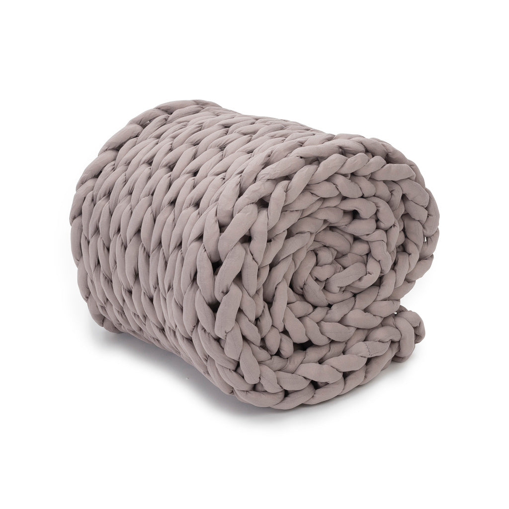 Knit Weighted Blanket From Nuzzie