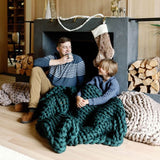 Knit Weighted Blanket From Nuzzie