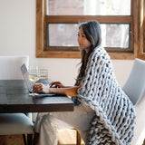 Knit Weighted Blanket From Nuzzie
