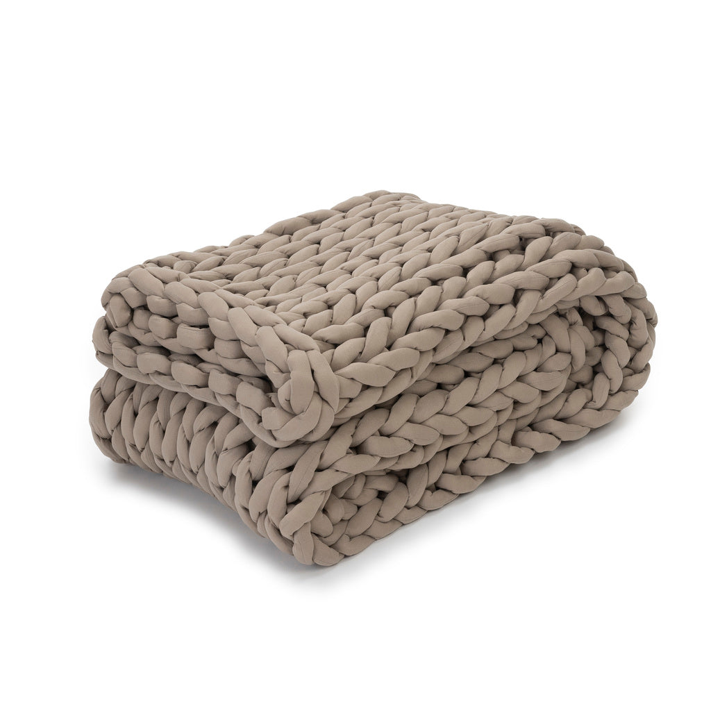 Knit Weighted Blanket From Nuzzie