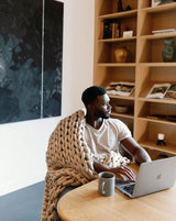 Knit Weighted Blanket From Nuzzie
