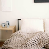 Knit Weighted Blanket From Nuzzie