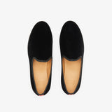 Men's Black Velvet Slipper II from Del Toro Shoes