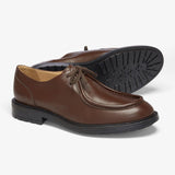 Men's Brown Pebbled Leather Tuscan Derby Boot From Del Toro Shoes