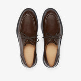 Men's Brown Pebbled Leather Tuscan Derby Boot From Del Toro Shoes