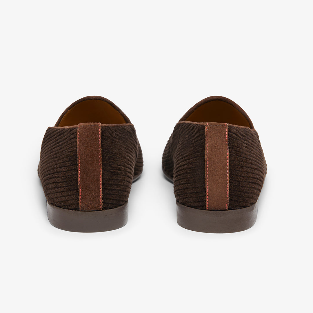 Men's Brown Corduroy Milano Loafer from Del Toro Shoes