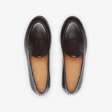Men's Dark Brown Leather Milano Loafer From Del Toro Shoes