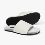 Men's Grigio & Cream Velvet House Slide from Del Toro Shoes