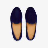 Men's Blue Velvet Slipper II from Del Toro Shoes