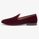 Men's Oxblood Velvet Slipper II from Del Toro Shoes