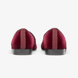 Men's Oxblood Velvet Slipper II from Del Toro Shoes
