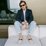 Men's Sandstone Suede Barca Yacht Loafer From Del Toro Shoes