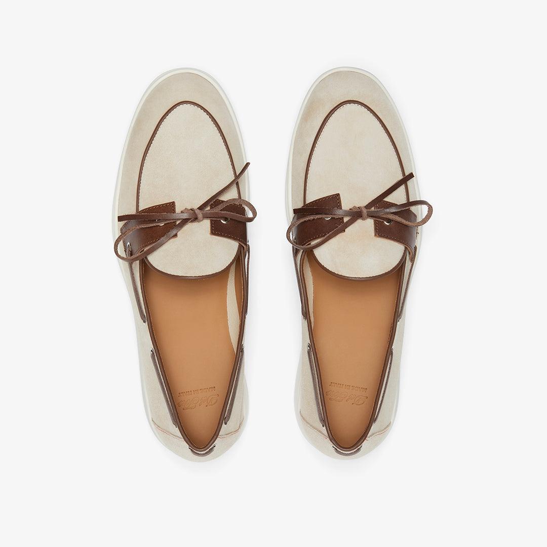 Men's Sandstone Suede Barca Yacht Loafer From Del Toro Shoes