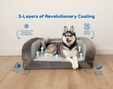 PupChill™ Cooling Bolster Dog Bed from Paw.com