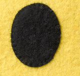 Hand Felted Wool Happy Sad Face Pillow - 20" from Arcadia Home