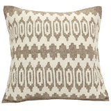 Hand Felted Wool Pillow - Scandinavian Design on Gray - 20" from Arcadia Home