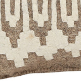 Hand Felted Wool Pillow - Scandinavian Design on Gray - 20" from Arcadia Home
