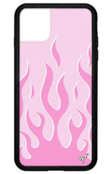 Flames | Pink iPhone Case from Wildflower Cases