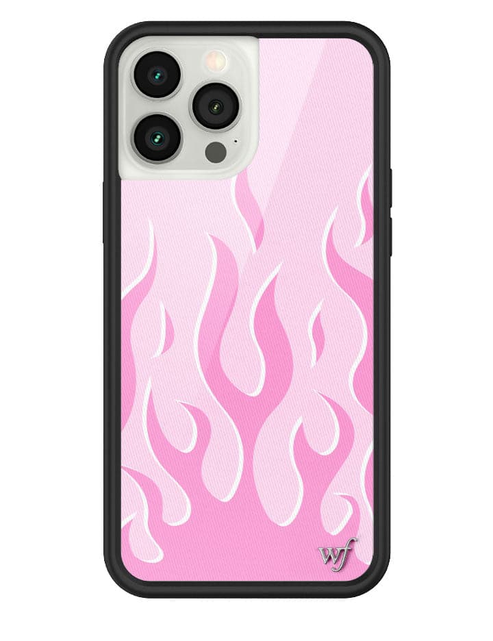 Flames | Pink iPhone Case from Wildflower Cases