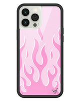 Flames | Pink iPhone Case from Wildflower Cases