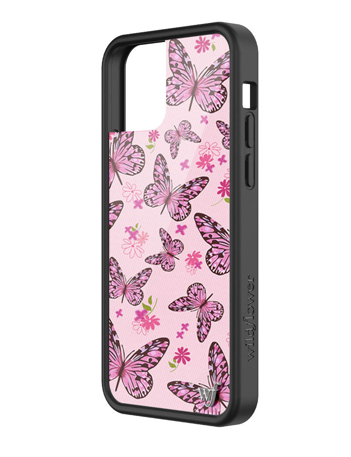 Pink Butterfly iPhone Case from Wildflower Cases