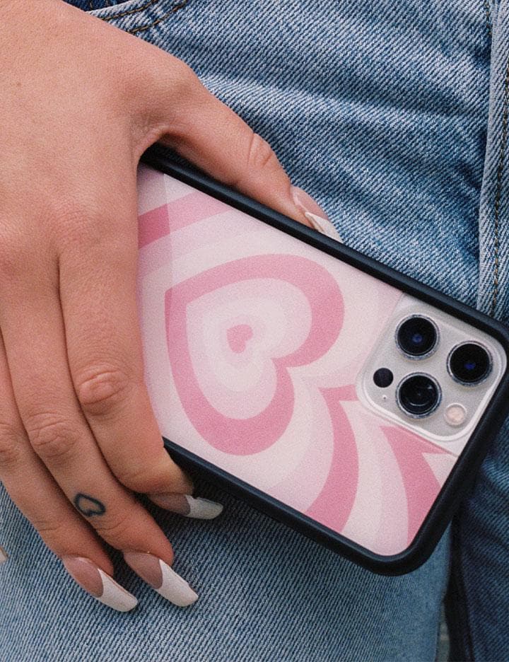 Rose Latte Love iPhone Case from Wildflower Cases