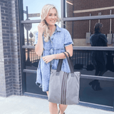 Kelly Canvas Tote From Threaded Pear