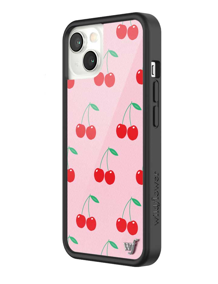 Pink Cherries iPhone Case from Wildflower Cases
