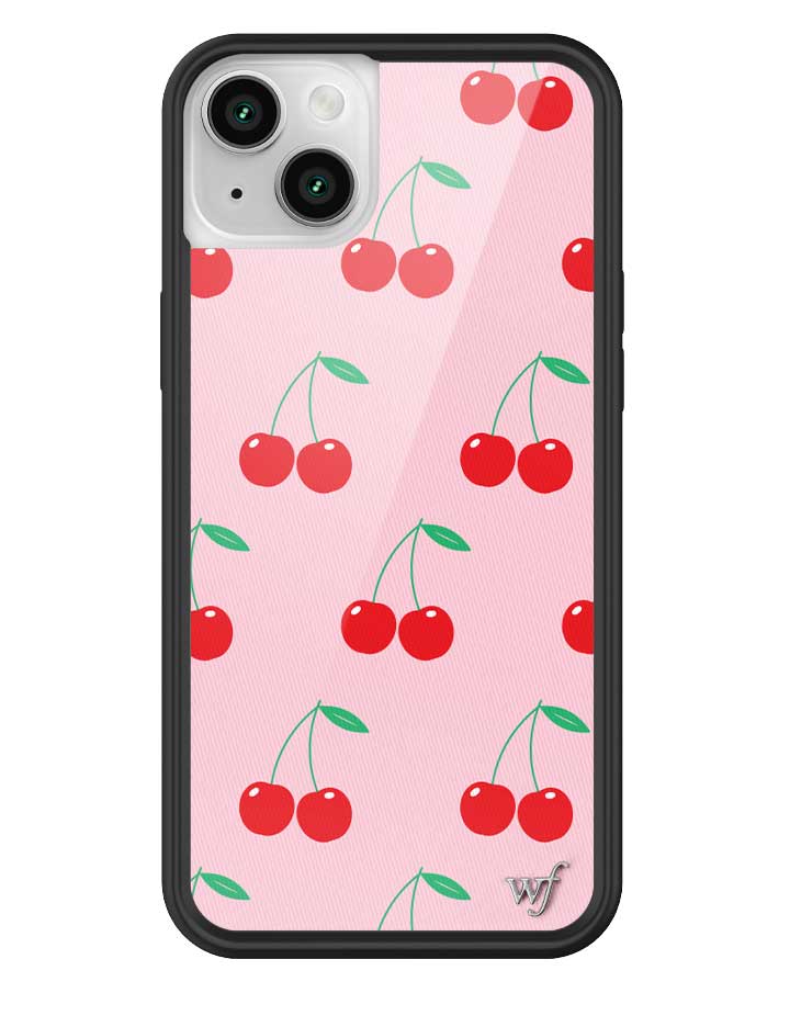 Pink Cherries iPhone Case from Wildflower Cases