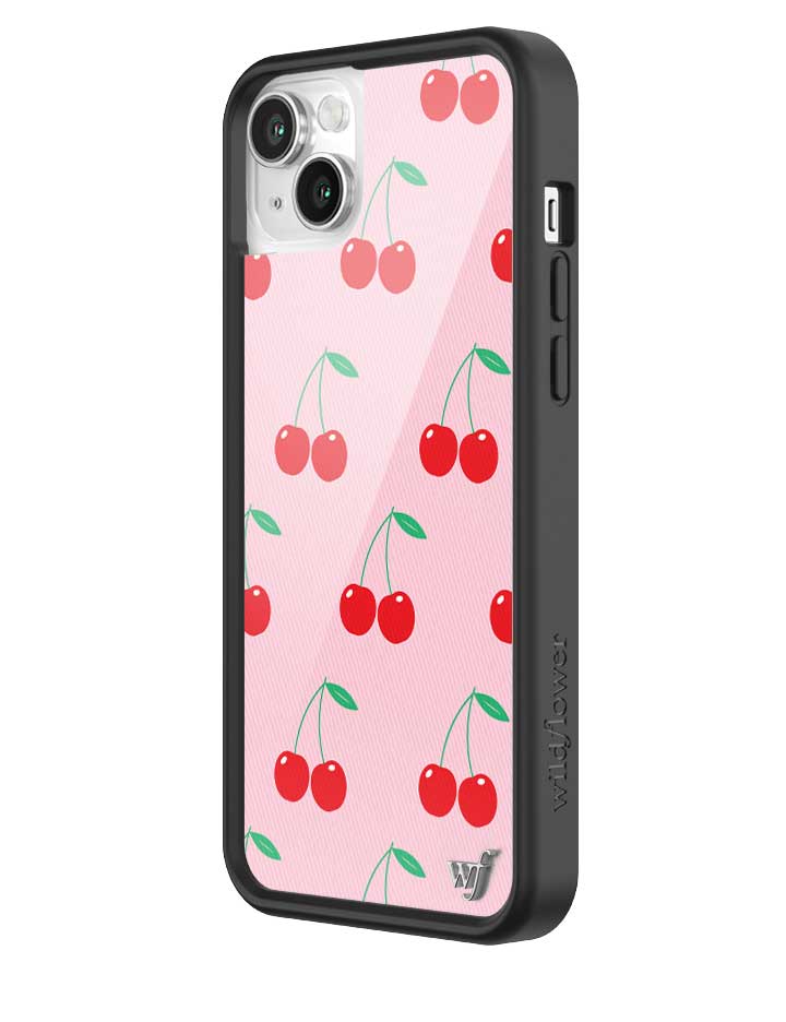 Pink Cherries iPhone Case from Wildflower Cases
