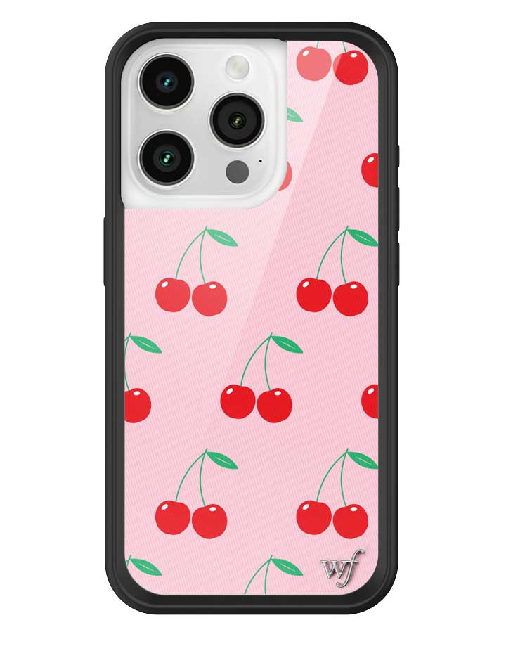 Pink Cherries iPhone Case from Wildflower Cases
