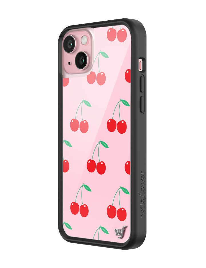 Pink Cherries iPhone Case from Wildflower Cases