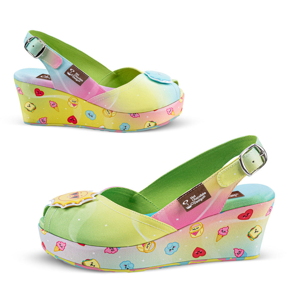 Chocolaticas® Picnic Women's Sandal From Hot Chocolate Design