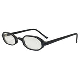 PINE Black Clear Small Bayonetta-Style 90s Glasses from Giant Vintage Sunglasses