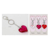 12PCS - Heart Keychains Set from Madeline Love