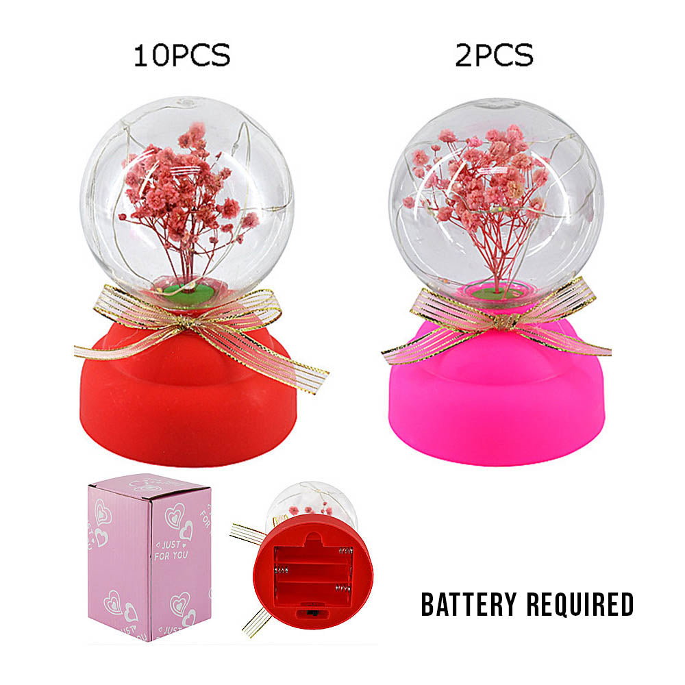 12PCS - Valentines Flower Decorative Light Lamp from Madeline Love