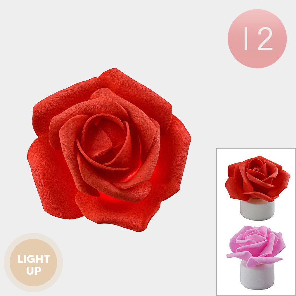 12PCS - Light Up Rose Decorative Lights from Madeline Love