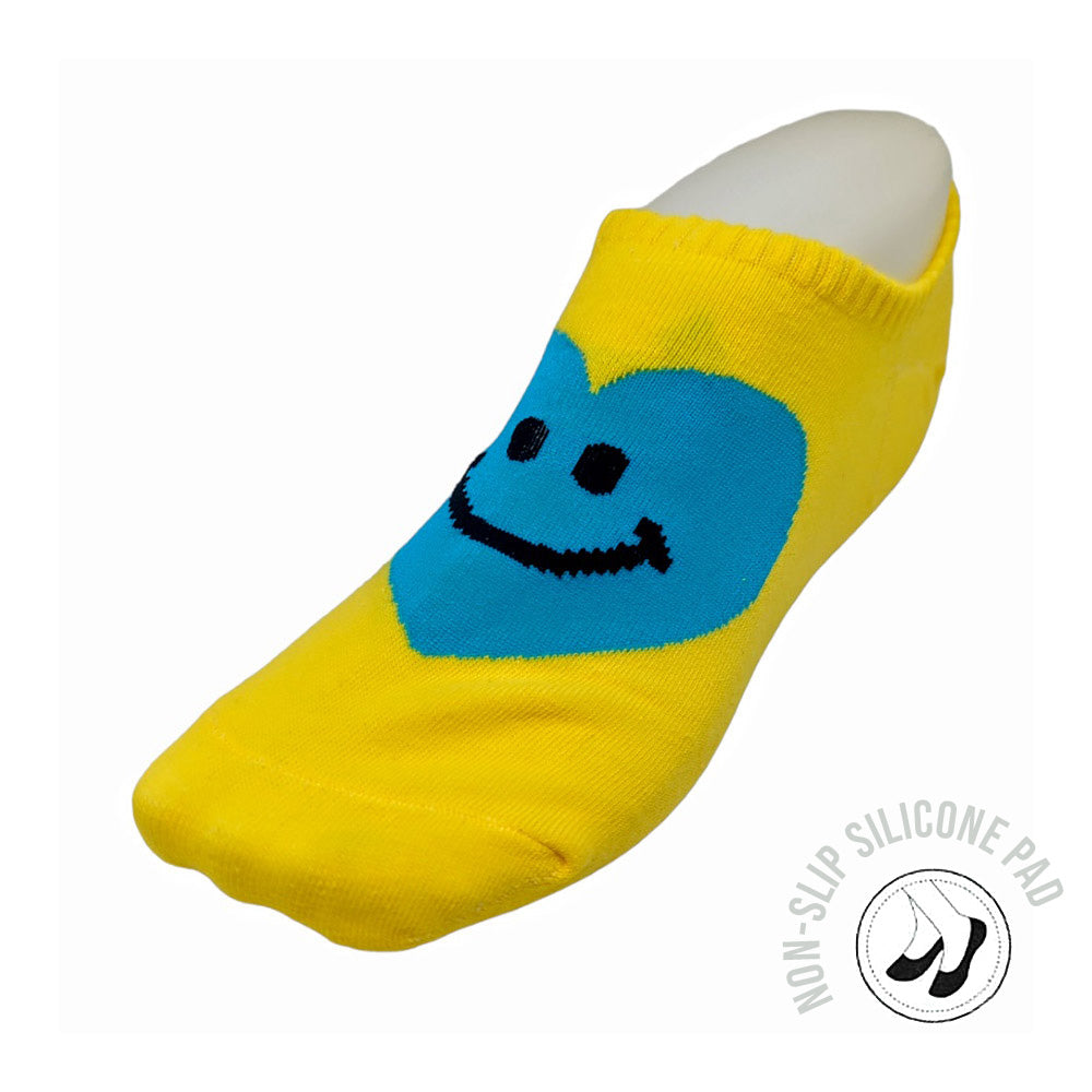 10Pairs - Smile Centered Heart Socks from Madeline Love