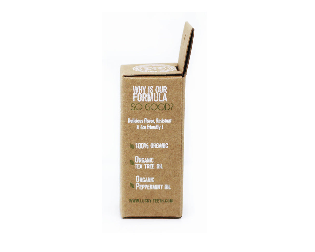 Organic PLA Activated Charcoal Floss REFILLS 60m / 66 yds from Lucky Teeth