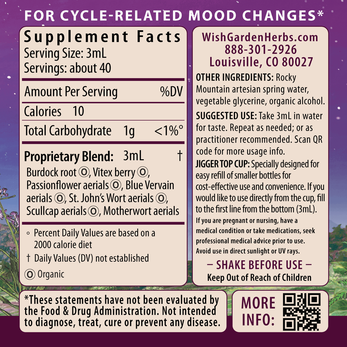 P.M.S. Emotional Mood Support from WishGarden Herbs
