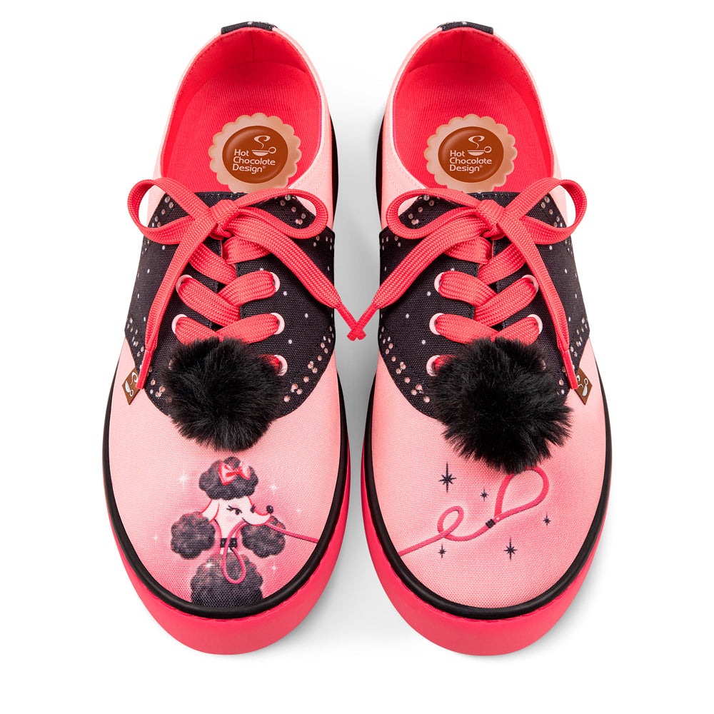 Poodle Perfect Casual Sneaker from Hot Chocolate Design