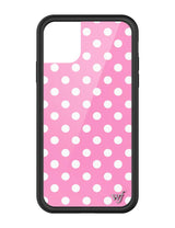 Pink Polka Dots iPhone Case from Wildflower Cases