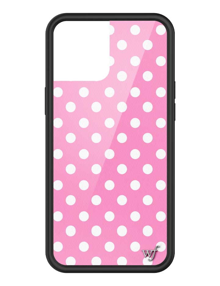 Pink Polka Dots iPhone Case from Wildflower Cases