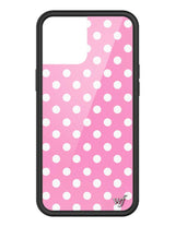 Pink Polka Dots iPhone Case from Wildflower Cases