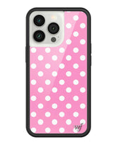 Pink Polka Dots iPhone Case from Wildflower Cases