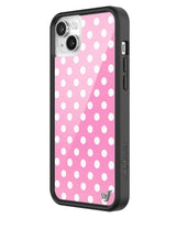 Pink Polka Dots iPhone Case from Wildflower Cases